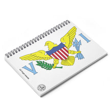Load image into Gallery viewer, US Virgin Islands Flag Notebook - Vintage Virgin Islands