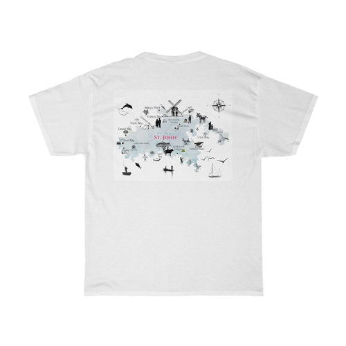 Vintage St. John Unisex Heavy Cotton Tee - Vintage Virgin Islands