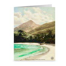 Load image into Gallery viewer, Dennis Bay in St. John ~ By Andreas Riis Carstensen ~ Notecard - Vintage Virgin Islands