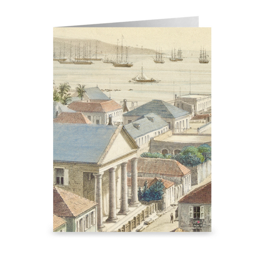 Dutch Reformed Church ~ St. Thomas ~ Notecard - Vintage Virgin Islands