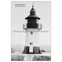 Load image into Gallery viewer, Ham&#39;s Bluff Lighthouse ~ St. Croix Postcard - Vintage Virgin Islands