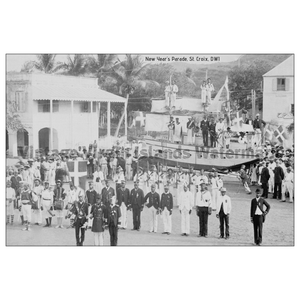 New Year's Day Parade ~ St. Croix Postcard - Vintage Virgin Islands