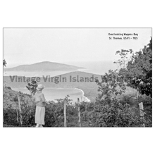 Load image into Gallery viewer, A Scenic View Over Magens Bay ~ St. Thomas Postcard - Vintage Virgin Islands