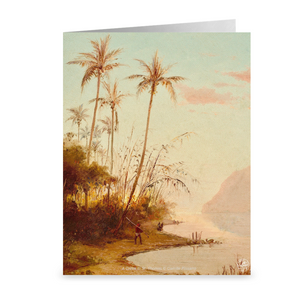 A Creek in St. Thomas by Camille Pissarro ~ Notecard - Vintage Virgin Islands