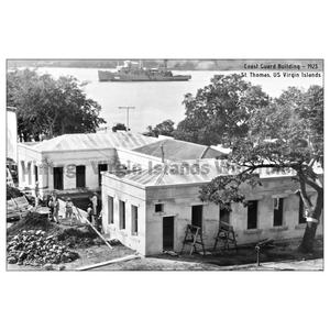 Coast Guard Building ~ St. Thomas Postcard - Vintage Virgin Islands