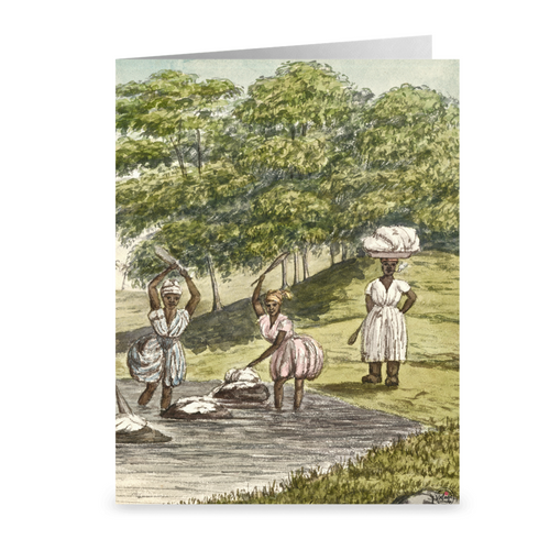 Laundry Day ~ St. Croix Notecard - Vintage Virgin Islands