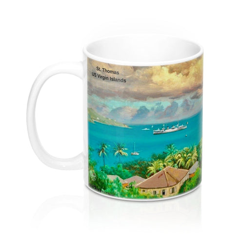 Vintage St. Thomas Mug by Andreas Riis Carstensen Mug - Vintage Virgin Islands