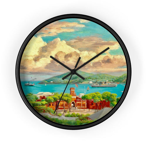 Vintage St. Thomas Wall Clock - Vintage Virgin Islands