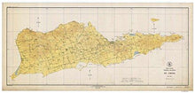 Load image into Gallery viewer, Saint Croix - 1923 Topographical Map Virgin Islands - Atlantic Harbors 3242 - Vintage Virgin Islands
