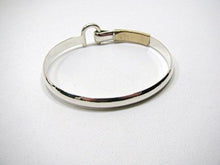 Load image into Gallery viewer, St. Croix Hook Bracelet, Sterling Silver and 14K Gold Fill Hook Braclet 6 mm Wide, Island Love Bracelet - Vintage Virgin Islands