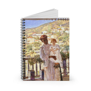 Nanny with Baby Historical Hugo Larsen Notebook - Vintage Virgin Islands