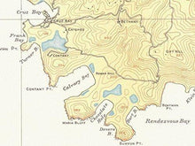 Load image into Gallery viewer, Saint John - 1934 Virgin Islands Topographical Map Reprint - Atlantic Harbors 3241 - Vintage Virgin Islands