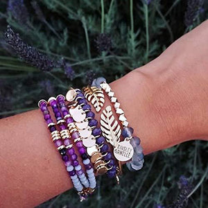 Kinsley Armelle Goddess Collection - Laurel Leaf Bracelet - Vintage Virgin Islands