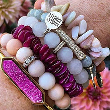 Load image into Gallery viewer, Kinsley Armelle Bangle Collection - Blush Quartz Bracelet - Vintage Virgin Islands