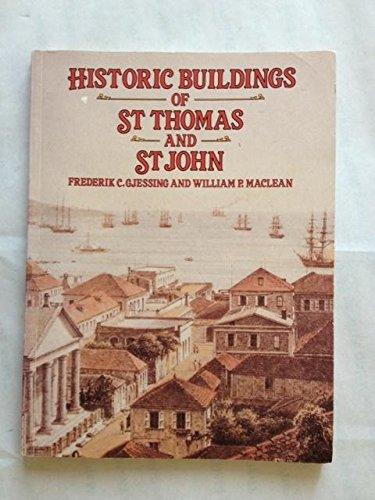 Historic Buildings of St. Thomas and St. John by F.C. Guessing - Vintage Virgin Islands