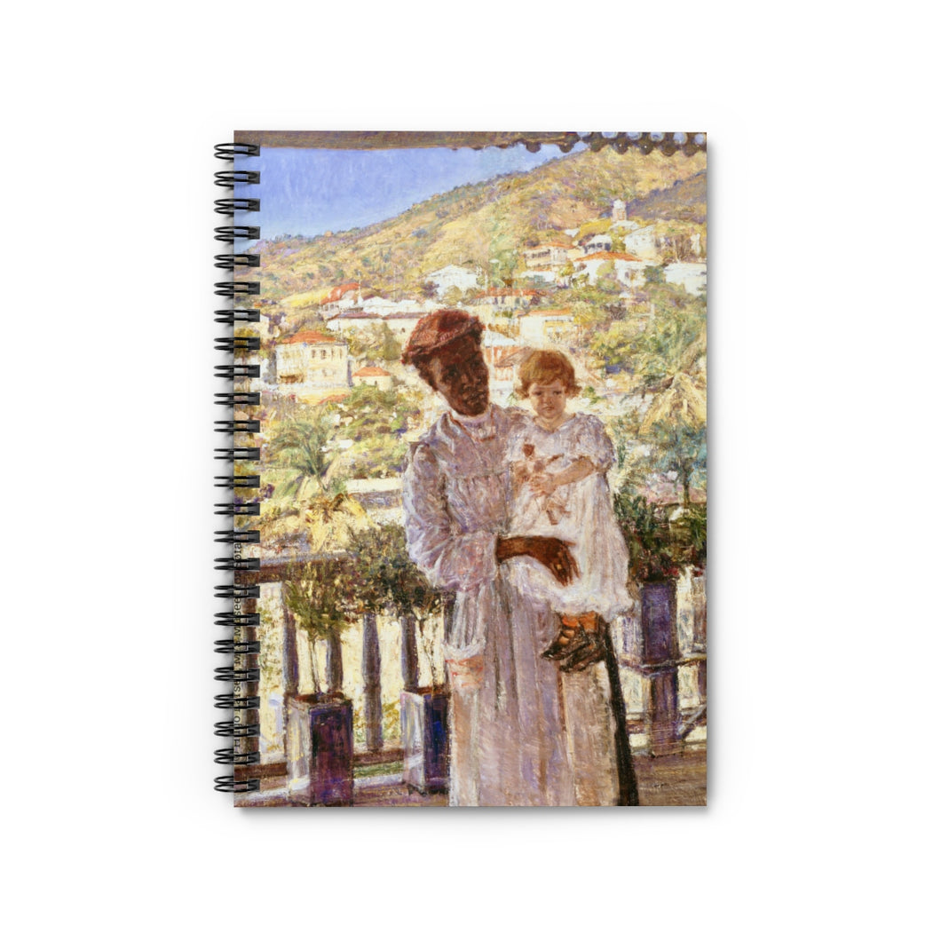 Nanny with Baby Historical Hugo Larsen Notebook - Vintage Virgin Islands