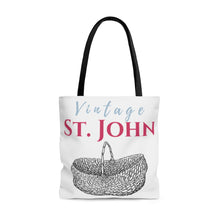 Load image into Gallery viewer, Vintage St. John Basket Tote Bag - Vintage Virgin Islands