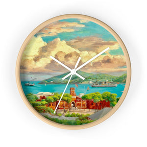 Vintage St. Thomas Wall Clock - Vintage Virgin Islands