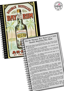 St. Thomas Bay Rum Notebook - Vintage Virgin Islands