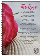 Load image into Gallery viewer, The Rose Poem Notebook - Vintage Virgin Islands