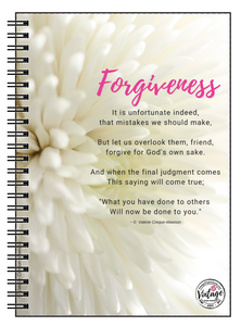 Forgiveness Poem Notebook - Vintage Virgin Islands