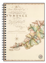 Load image into Gallery viewer, Vintage Tortola Map Notebook - Vintage Virgin Islands