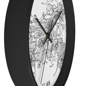 Vintage St. John Map clock - Vintage Virgin Islands
