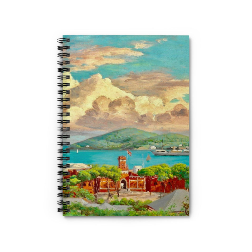 Andreas Riis Castensen, Historical Notebook,  Fort Christian, St Thomas, Danish West Indies, Us Virgin Islands history, USVI, Journal, Diary - Vintage Virgin Islands