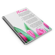 Load image into Gallery viewer, Flowers Poem Notebook - Vintage Virgin Islands