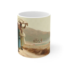 Load image into Gallery viewer, Camille Pissarro ~ Two Women Chatting by the Sea ~ Mug - Vintage Virgin Islands