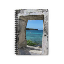 Load image into Gallery viewer, Historic Lamesure Estate  Spiral Notebook  Virgin Islands National Park  Us Virgin Islands, Historical Gifts, St. John USVI, Stationary Gift - Vintage Virgin Islands