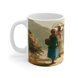 Camille Pissarro ~ Two Women Chatting by the Sea ~ Mug - Vintage Virgin Islands