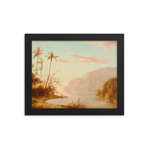 A Creek in St. Thomas by Camille Pissarro ~ 8x10 Framed Print - Vintage Virgin Islands