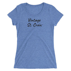 Vintage St. Croix ™ Ladies' Short-Sleeve T-Shirt - Vintage Virgin Islands