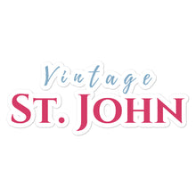 Load image into Gallery viewer, Vintage St. John Bubble-free stickers - Vintage Virgin Islands