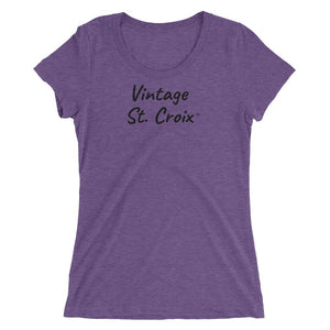 Vintage St. Croix ™ Ladies' Short-Sleeve T-Shirt - Vintage Virgin Islands