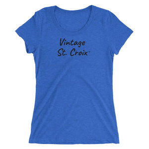 Vintage St. Croix ™ Ladies' Short-Sleeve T-Shirt - Vintage Virgin Islands