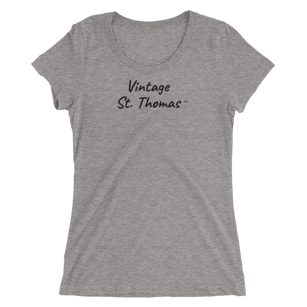 Vintage St. Thomas ™ Ladies' short sleeve t-shirt - Vintage Virgin Islands
