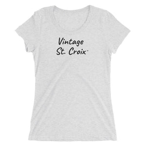 Vintage St. Croix ™ Ladies' Short-Sleeve T-Shirt - Vintage Virgin Islands