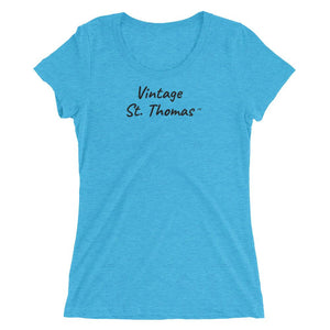 Vintage St. Thomas ™ Ladies' short sleeve t-shirt - Vintage Virgin Islands
