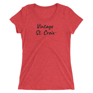 Vintage St. Croix ™ Ladies' Short-Sleeve T-Shirt - Vintage Virgin Islands